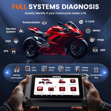 Load image into Gallery viewer, ANCEL MT700 PRO Motorcycle Full System Diagnostic Tool OBD2 Scanner