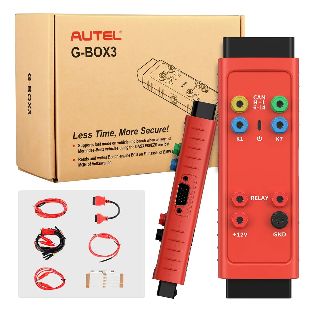 Autel GBox G-BOX3 Acessory Tool Benz & BMW Adapter GBox2 Mercedes Benz IMMO Tool