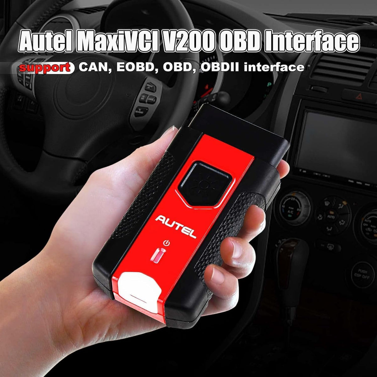 Autel MaxiVCI VCI200 Bluetooth OBD2 Connector Diagnostic Adapter MS 906S ITS600
