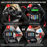 Autel MaxiVCI VCI200 Bluetooth OBD2 Connector Diagnostic Adapter MS 906S ITS600