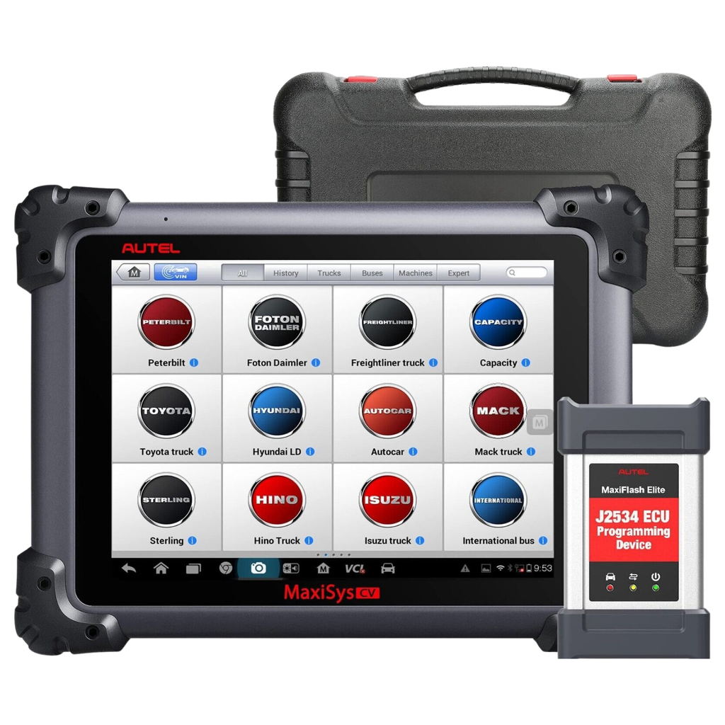 Autel Maxisys CV MS908CV Heavy Duty Truck Diagnostic Tool With J2534 ECU Program