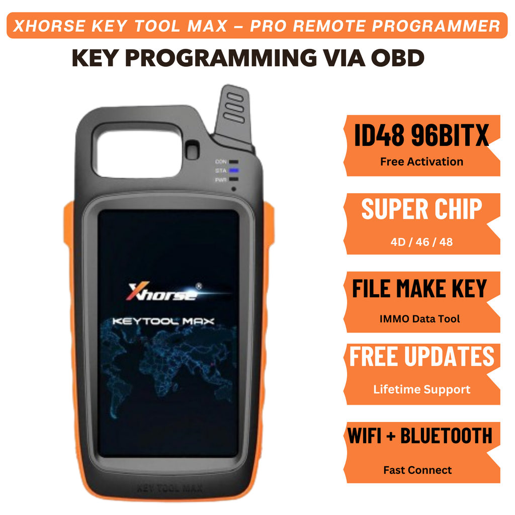 Xhorse Key Tool Max Professional Remote Key Tool ID48 96bit  Prog Mini ECU Read