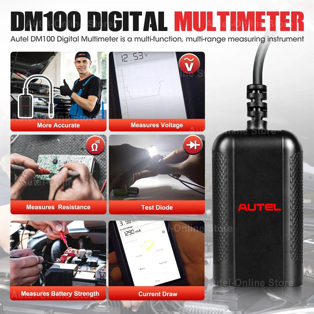 Autel BTAK 400A Clamp Battery Tester Multimeter for BT608/BT609 Vehicles