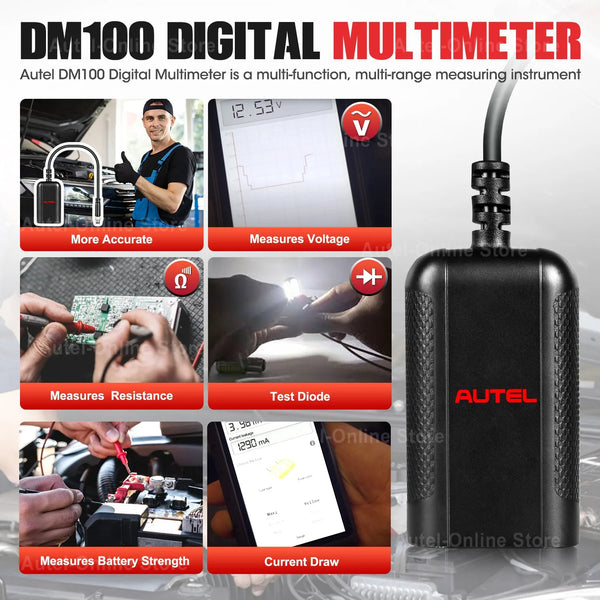 Autel BTAK 400A Clamp Battery Tester Multimeter for BT608/BT609 Vehicles