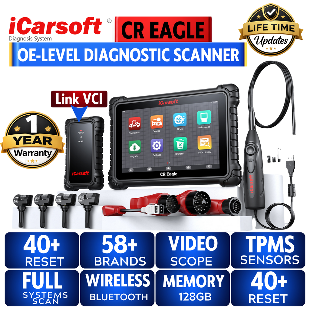 iCarsoft CR Eagle Wireless OBD2 Car Scanner Bi-Directional ECU Coding TPMS CANFD