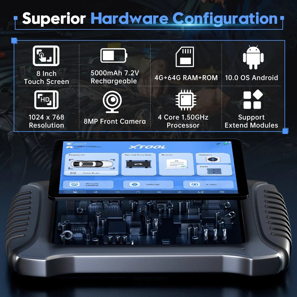 XTOOL IP900S OBD2 Scanner ECU Coding IMMO Automatic Car Code Reader FCA AutoAuth