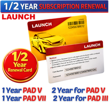 Load image into Gallery viewer, LAUNCH X431 PAD III PAD V PAD VII Software Update 1 ,2 Year License Renewal