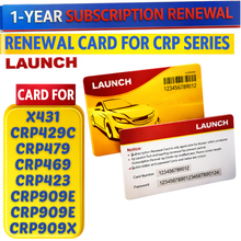 Load image into Gallery viewer, LAUNCH CRP Series 1 Year Software Renewal Card for CRP429C CRP469 CRP479 CRP909X