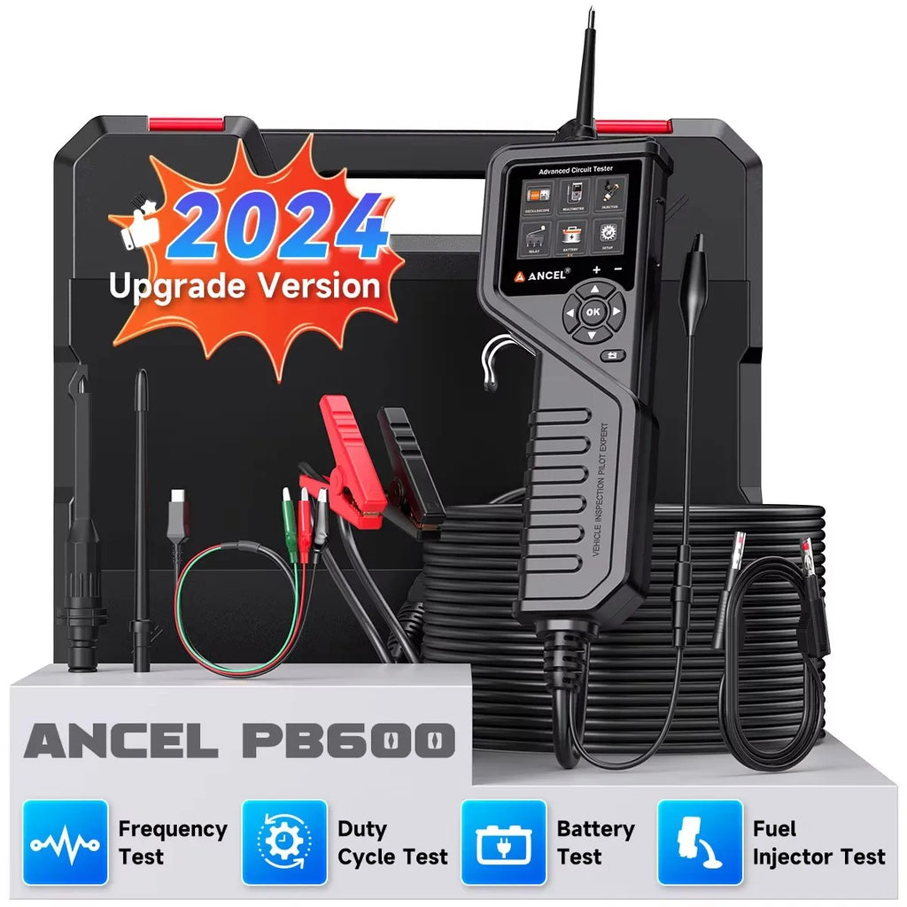 ANCEL PB600 12V 24V Car Circuit Power Probe Tester Relay Injector Battery Tool