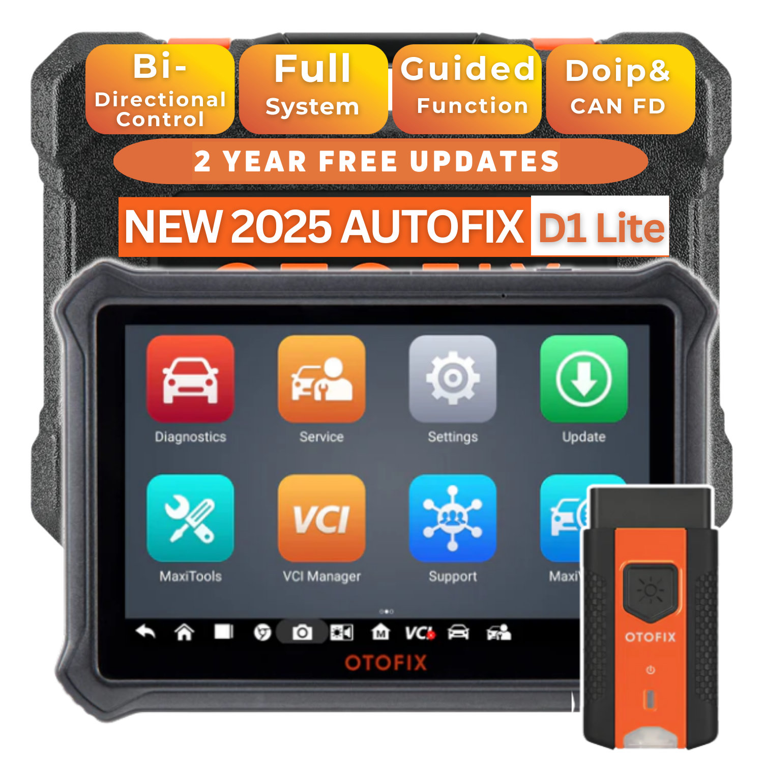 Otofix D1 Lite OBD1 OBD2 Bi-Directional Full Systems Scan Tool Secondary image