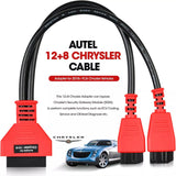 12+8 Pin Universal connector cable For Chrysler MSCHRY128 IM608 / Launch X431 V