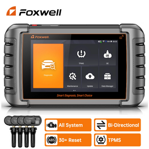 FOXWELL NT809TS OBD 2 Car Diagnostic Tools Tpms Programing A/F DPF BRT 30+ Reset Active Test OBD2 Bluetooth Automotive Scanner - Auto Lines Australia