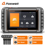 FOXWELL NT809TS OBD 2 Car Diagnostic Tools Tpms Programing A/F DPF BRT 30+ Reset Active Test OBD2 Bluetooth Automotive Scanner