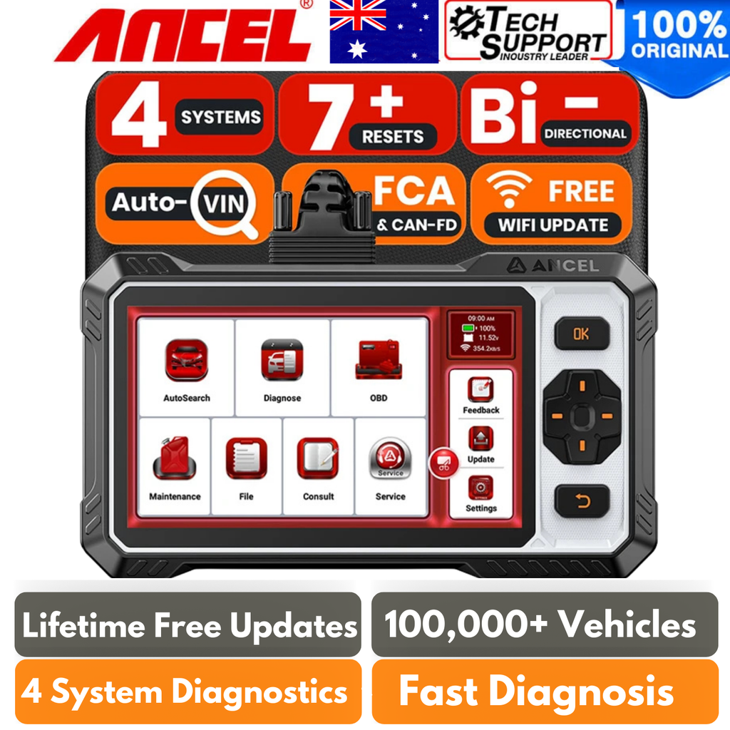 ANCEL FX6000 Bi-Directional OBD2 Scanner BS SRS Engine Transmission Free Updates