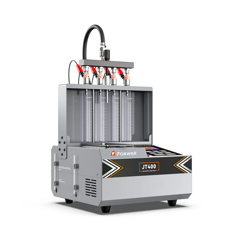 Foxwell JT400 GDI/EFI/FSI Fuel Injector Cleaner Machine – 4-Cylinder Heated Ultrasonic Tester