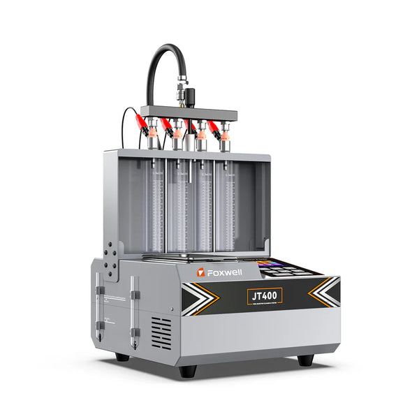 Foxwell JT400 GDI/EFI/FSI Fuel Injector Cleaner Machine – 4-Cylinder Heated Ultrasonic Tester
