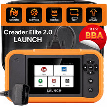 Load image into Gallery viewer, 2025 LAUNCH X431 Creader Elite 2.0 BBA Bmw Scan Tool, VW Audi OBD2 Scan Tool