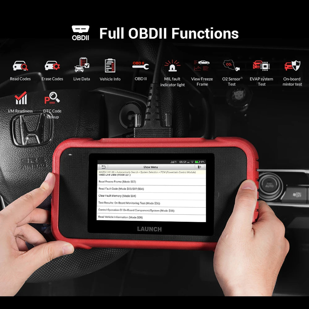 Launch CRP129E PLUS Automotive Diagnostic Scanner ECU Coding And Programming Secondary image