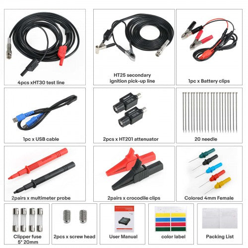 LAUNCH X431 O2-2 Scope Box Oscilloscope Bidirectional ECU Coding For PRO3S+ PADV