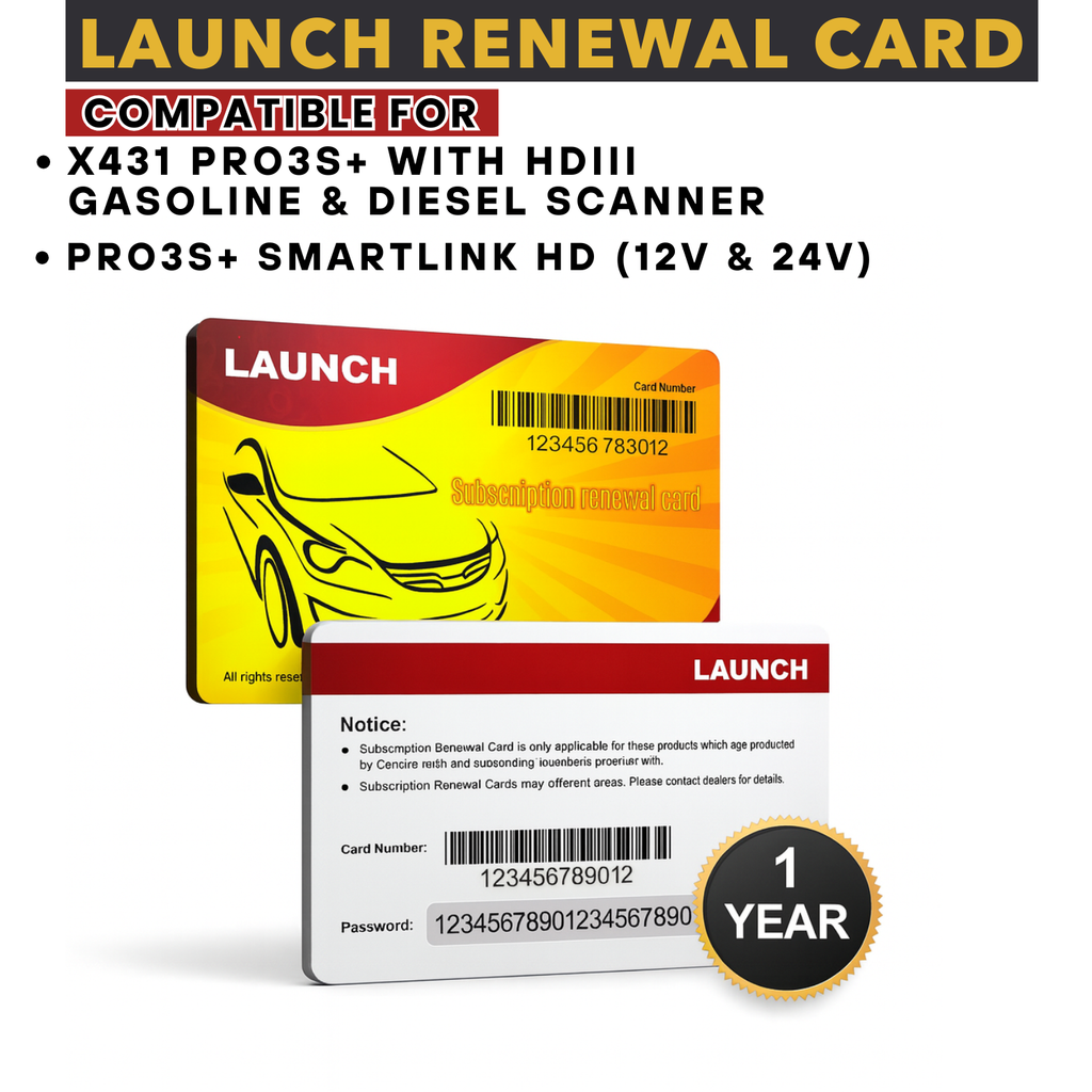 Launch X431 PRO3S+ HDIII Smartlink HD 1-Year Gasoline & Diesel Update Subscription
