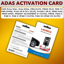 Load image into Gallery viewer, Launch X431 ADAS Activation Card Static Calibration Software for PAD PRO Series