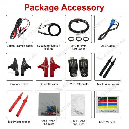 LAUNCH X431 O2-2 Scope Box Oscilloscope Bidirectional ECU Coding For PRO3S+ PADV