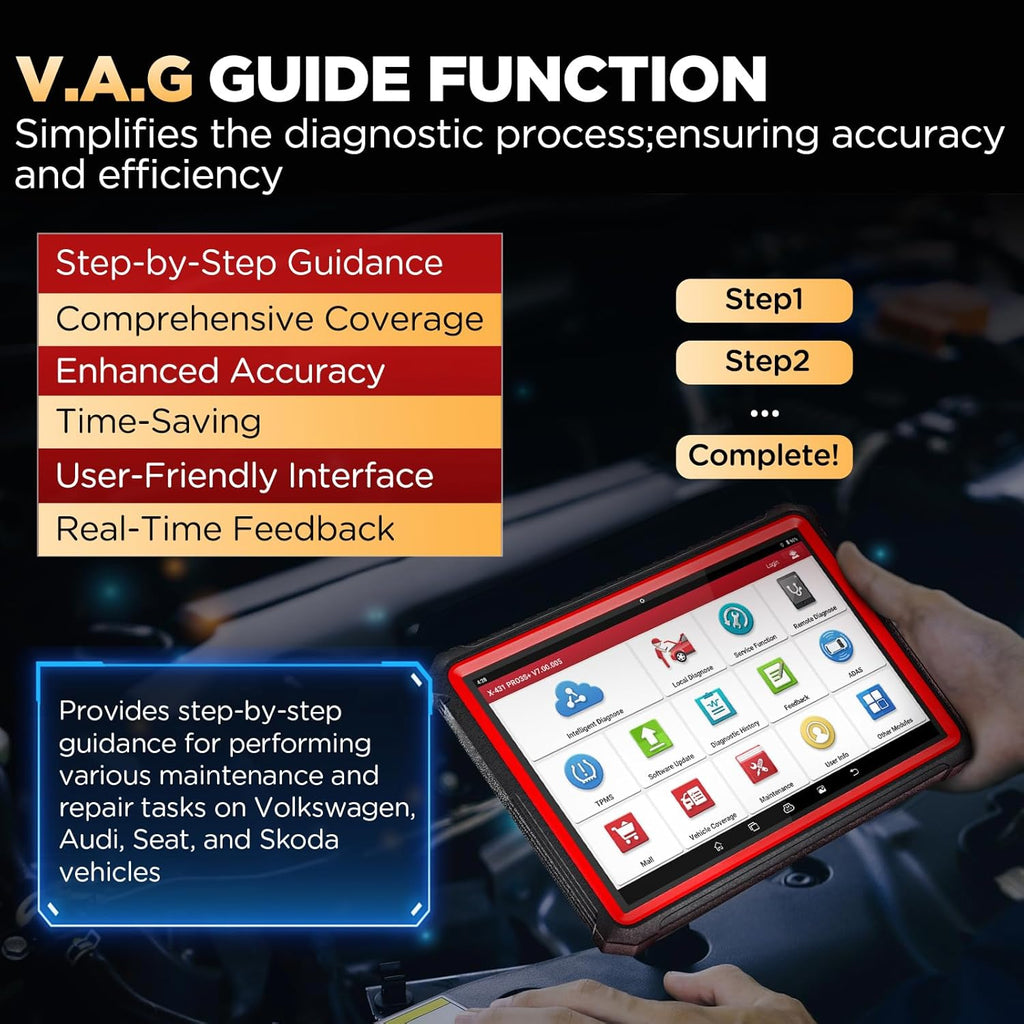 LAUNCH X431 PRO3S+ V5.0  ECU Coding 55+ Service OBD2 Vehicle Diagnostic Scanner
