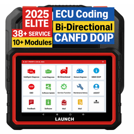 LAUNCH X431 PRO ELITE OBD II obd2 Car Diagnostic Scanner ECU Programming OEM .