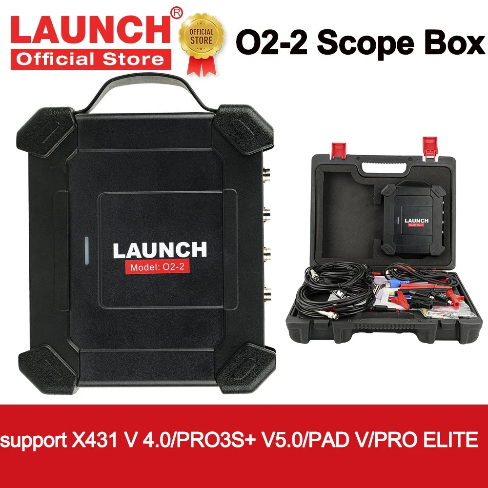 LAUNCH X431 O2-2 Scope Box Oscilloscope Bidirectional ECU Coding For PRO3S+ PADV