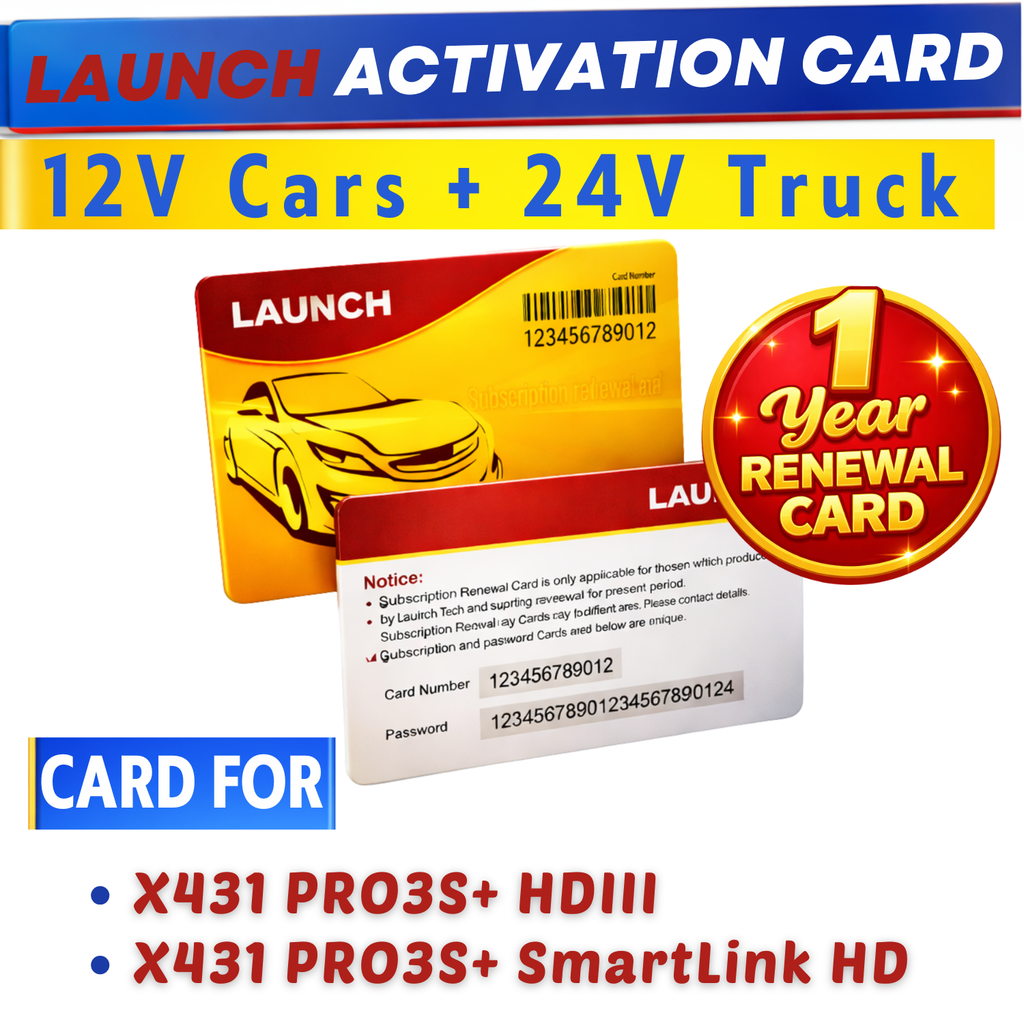 LAUNCH X431 PRO3S Plus HDIII SmartLink HD 1 Year Software Subscription Renewal