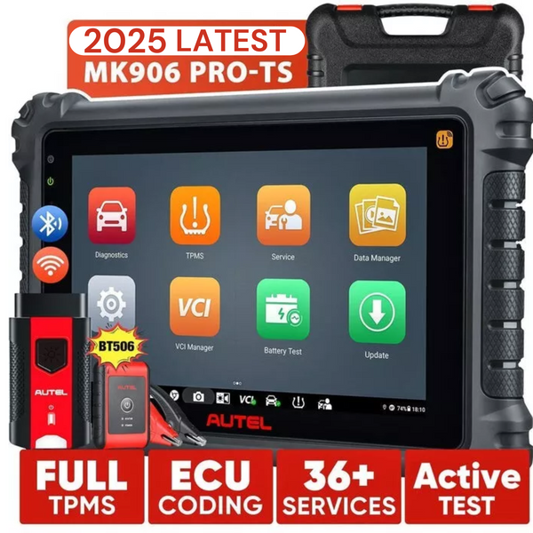 Autel Maxisys MS906Pro-TS Bi-Directional Control Diagnostic Scanner & TPMS Tool