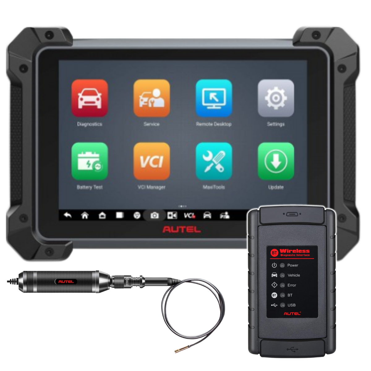New Autel MK908 II MK908II Car Diagnostic Tools Bi-directional Control Scanner