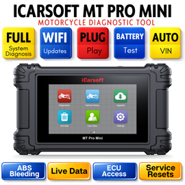 iCarsoft MT Pro Mini Motorcycle Diagnostic Tool Full System Scanner 21 Brands
