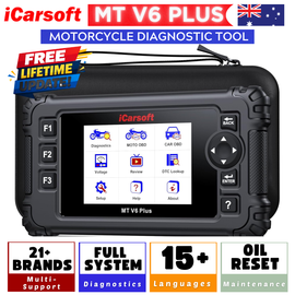 iCarsoft MT V6 Plus Motorcycle OBD2 Diagnostic Tool for 21 Brand Full System ABS