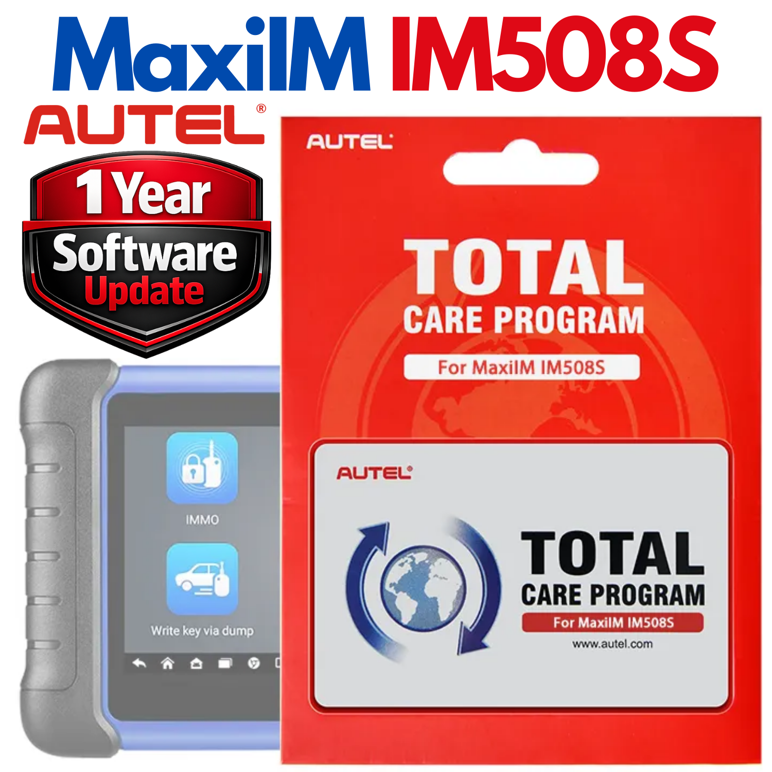 1 Year Software Update Access for Autel MaxiIM IM508S Keep Scanner Current Secondary image