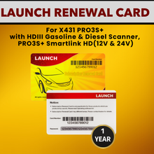 Load image into Gallery viewer, Launch X431 PRO3S+ HDIII Smartlink HD 1-Year Gasoline &amp; Diesel Update Subscription
