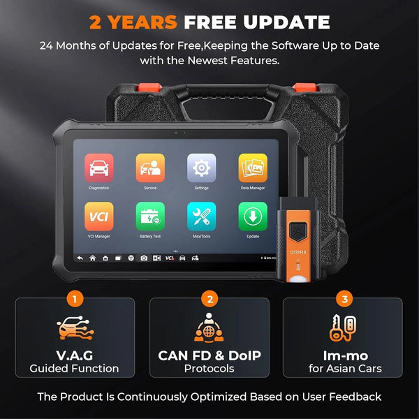 OTOFIX D1 PROS obd2 diagnostic scan tool Bidrectional full system  ECU Coding