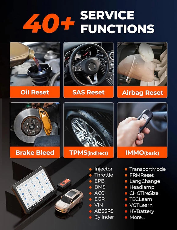 OTOFIX D1 PROS obd2 diagnostic scan tool Bidrectional full system  ECU Coding