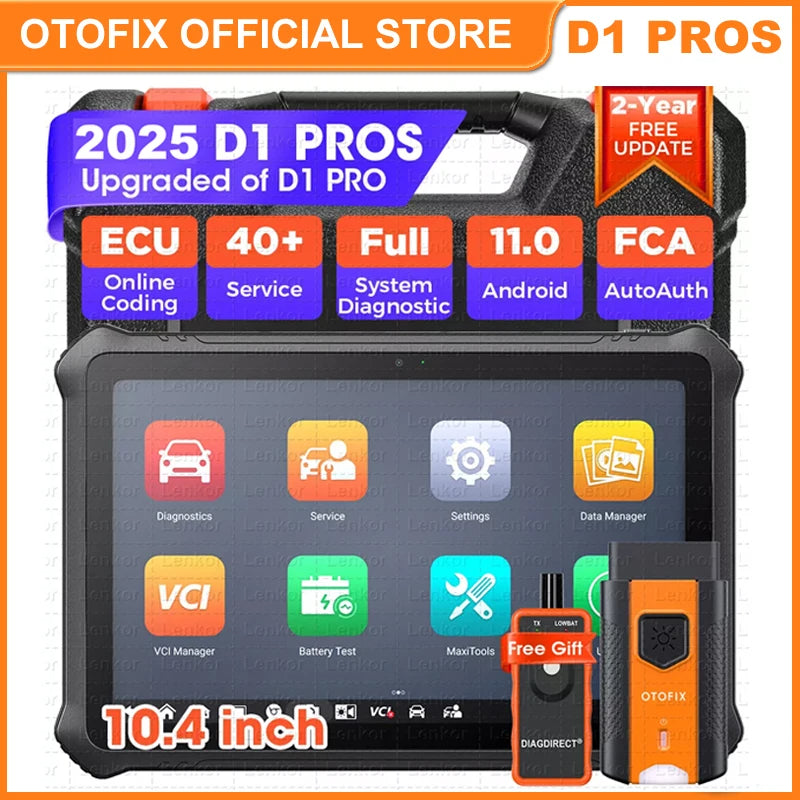 OTOFIX D1 PROS obd2 diagnostic scan tool Bidrectional full system  ECU Coding