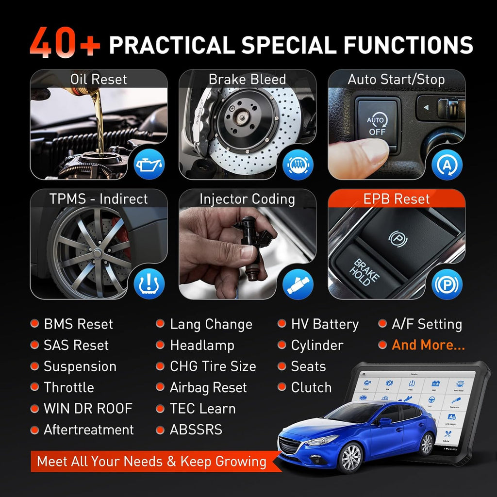 OTOFIX D1 PROS obd2 diagnostic scan tool Bidrectional full system  ECU Coding