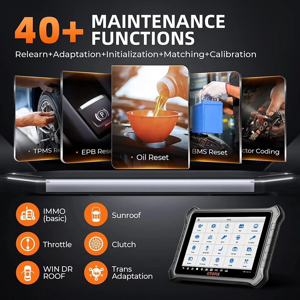 OTOFIX D1 PROS obd2 diagnostic scan tool Bidrectional full system  ECU Coding