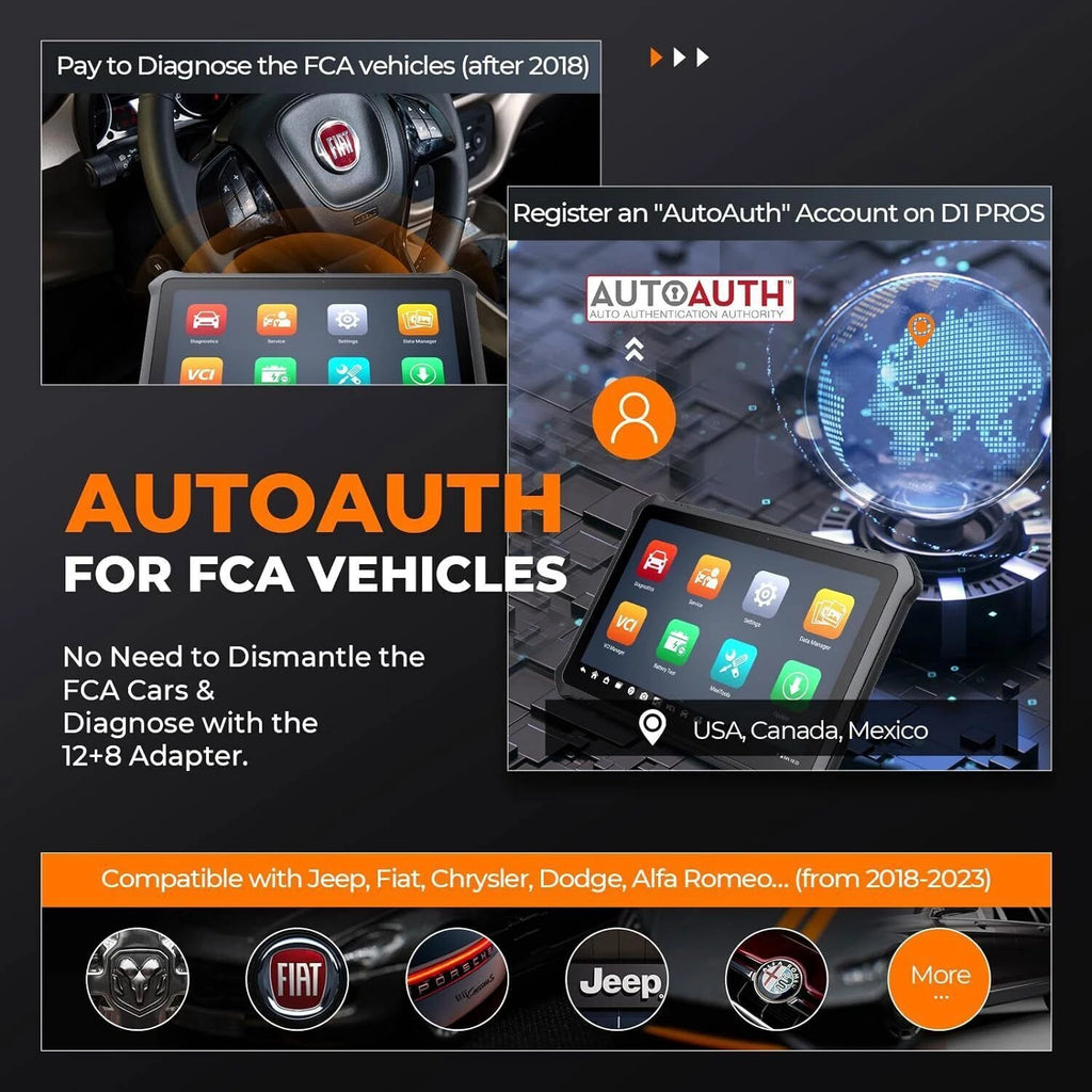 OTOFIX D1 PROS obd2 diagnostic scan tool Bidrectional full system  ECU Coding