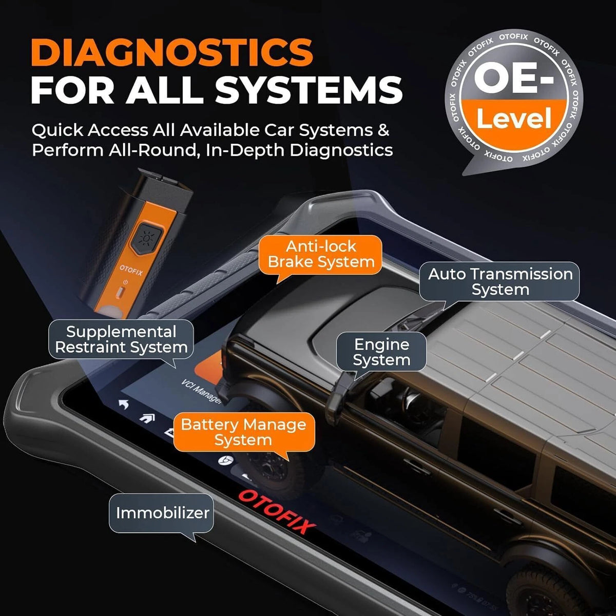 OTOFIX D1 PROS obd2 diagnostic scan tool Bidrectional full system  ECU Coding