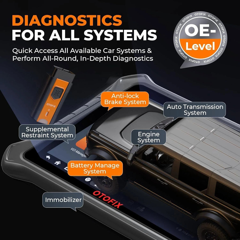 OTOFIX D1 PROS obd2 diagnostic scan tool Bidrectional full system  ECU Coding
