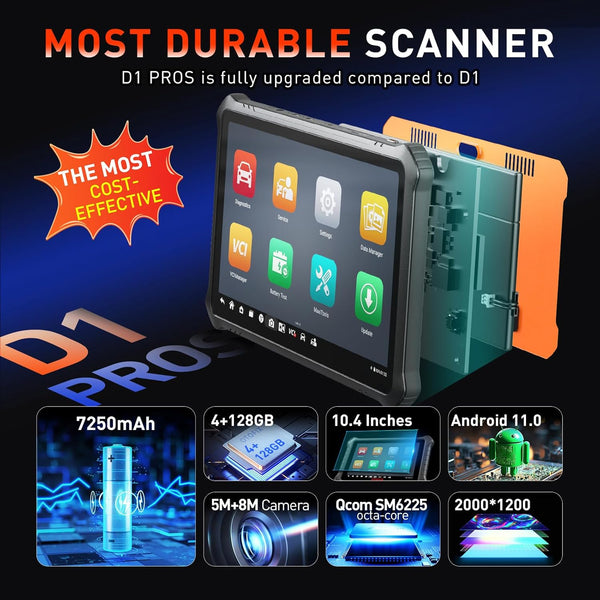 OTOFIX D1 PROS obd2 diagnostic scan tool Bidrectional full system  ECU Coding