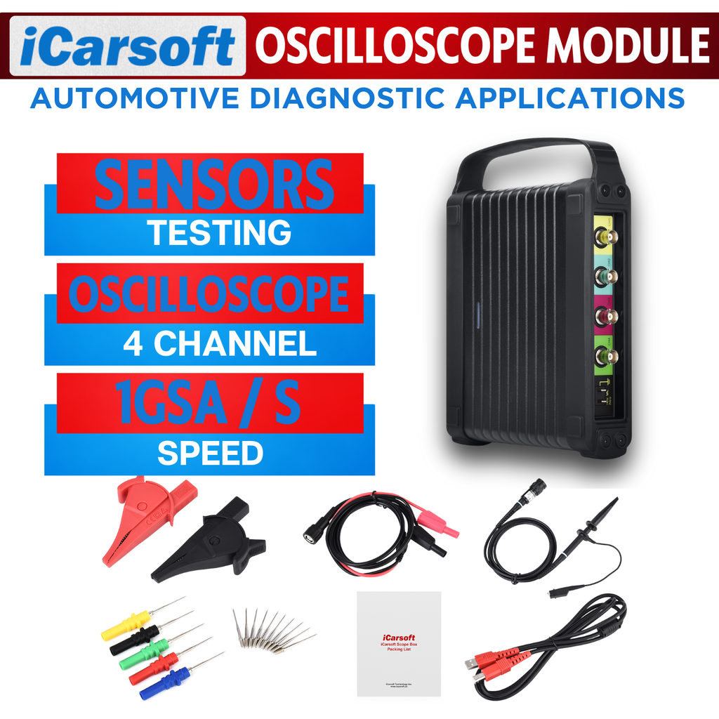 iCarsoft 4 Channel Oscilloscope Module 100MHz CR Ultra Unicorn Diagnostic Tools