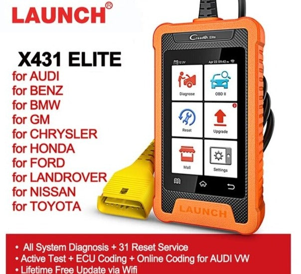 LAUNCH X431 Elite Car Full System Diagnostic Tools Auto OBD OBD2 Scanner Active Secondary image