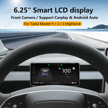 Load image into Gallery viewer, 6.25inch Model Y 3 Performance Cluster Display Dashboard Support CarPlay Android Auto Blind Spot Monitor Optional Front Camera