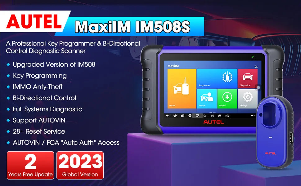 Autel MaxiIM IM508S PRO Key Programming Tools XP400PRO Key Programmer All System Diagnostic Scanner Secondary image
