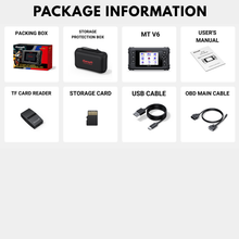 Load image into Gallery viewer, iCarsoft MT V6 Hartford Motorcycle Scooter Diagnostic Scanner ECU Battery Test